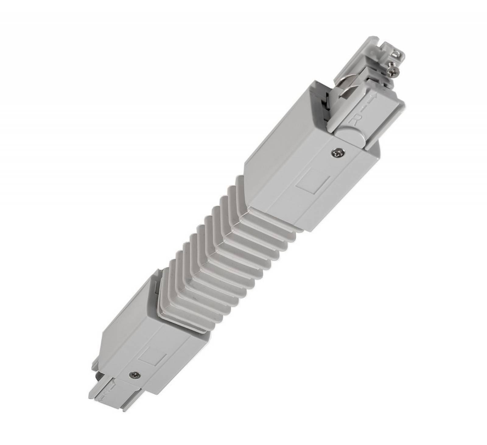 Flexverbinder f�r 3-Phasen Schienensystem D Line 230V, links-rechts, grau