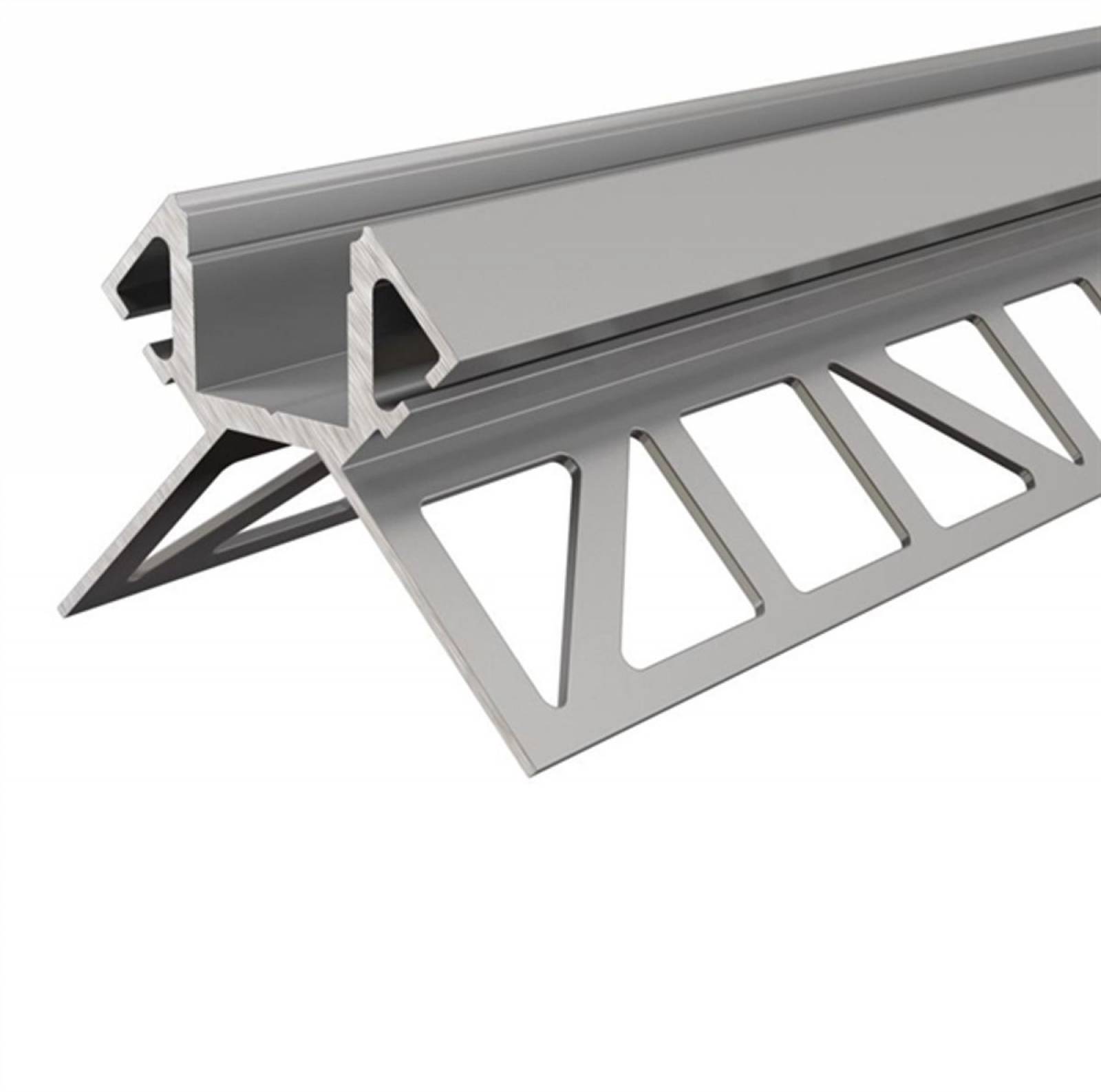 Fliesen-Profil Ecke au�en EV-02-12 f�r 12 - 13,3 mm Silber, eloxiert, 2500 mm
