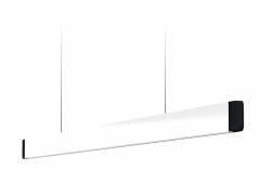 GRIMMEISEN Design ONYXX LINEA PRO 123 Acrylglas wei�, LED Pendelleuchte 50W, schwarz