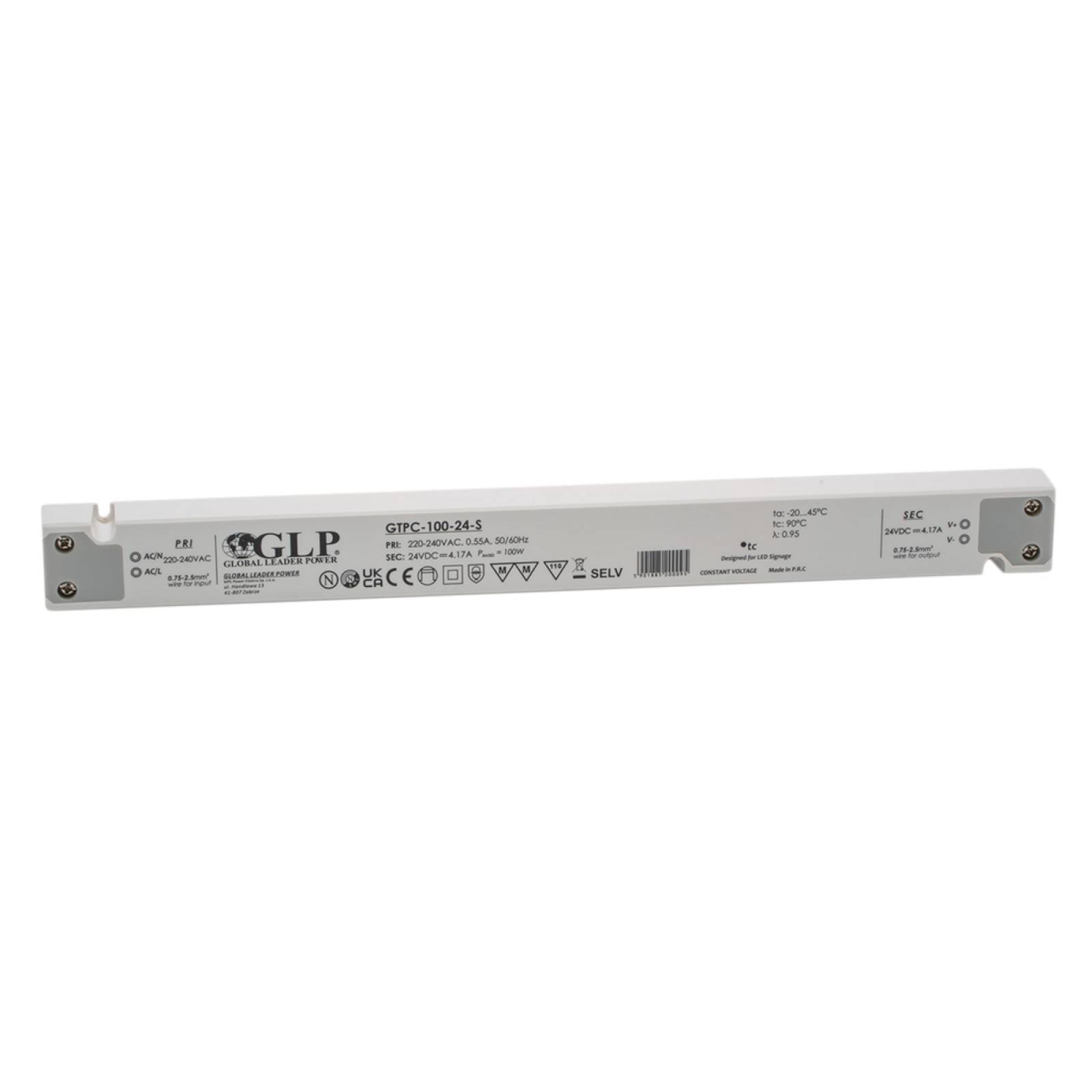 GLP Schaltnetzteil 24V DC, spannungskonstant, 100W