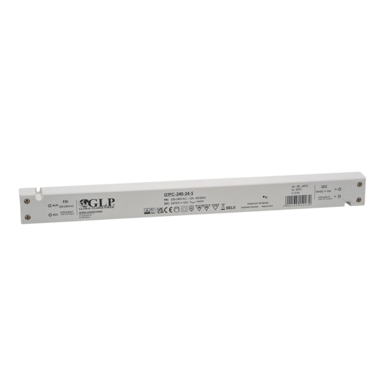 GLP Schaltnetzteil 24V DC, spannungskonstant, 240W