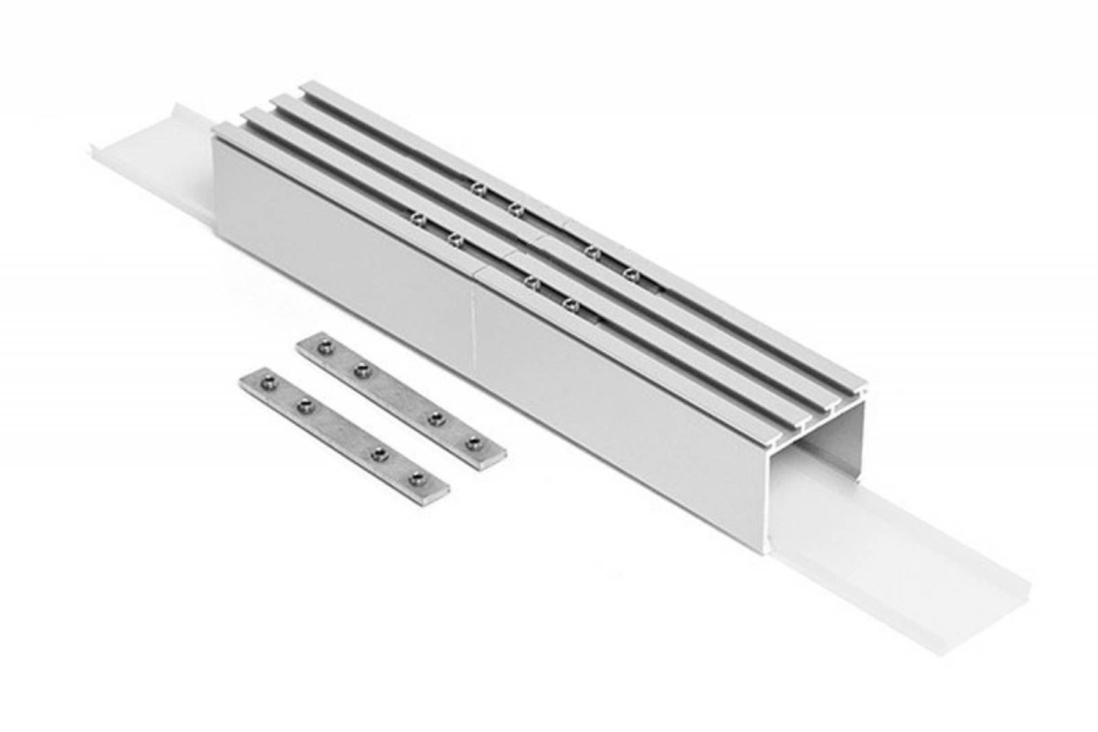 Gerader Verbinder mit Inbusschrauben Alu