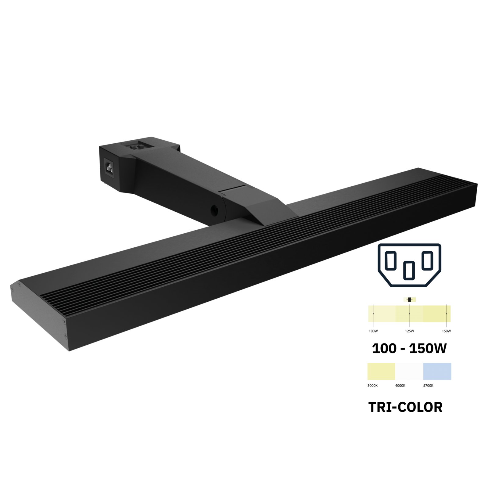Gro�e LED Messeleuchte & Displayleuchte LIFA 150 f�r Messew�nde 5-7m