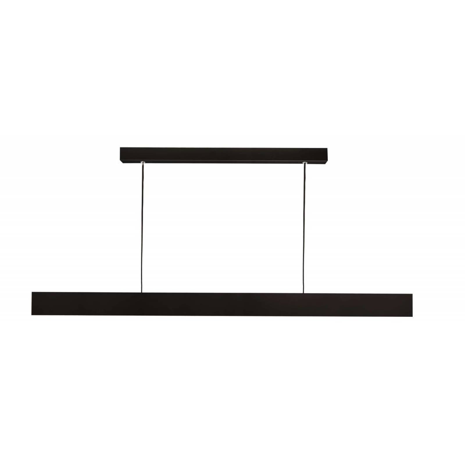 Gro�e LED Pendelleuchte Apollon, schwarz, 42W warmwei�
