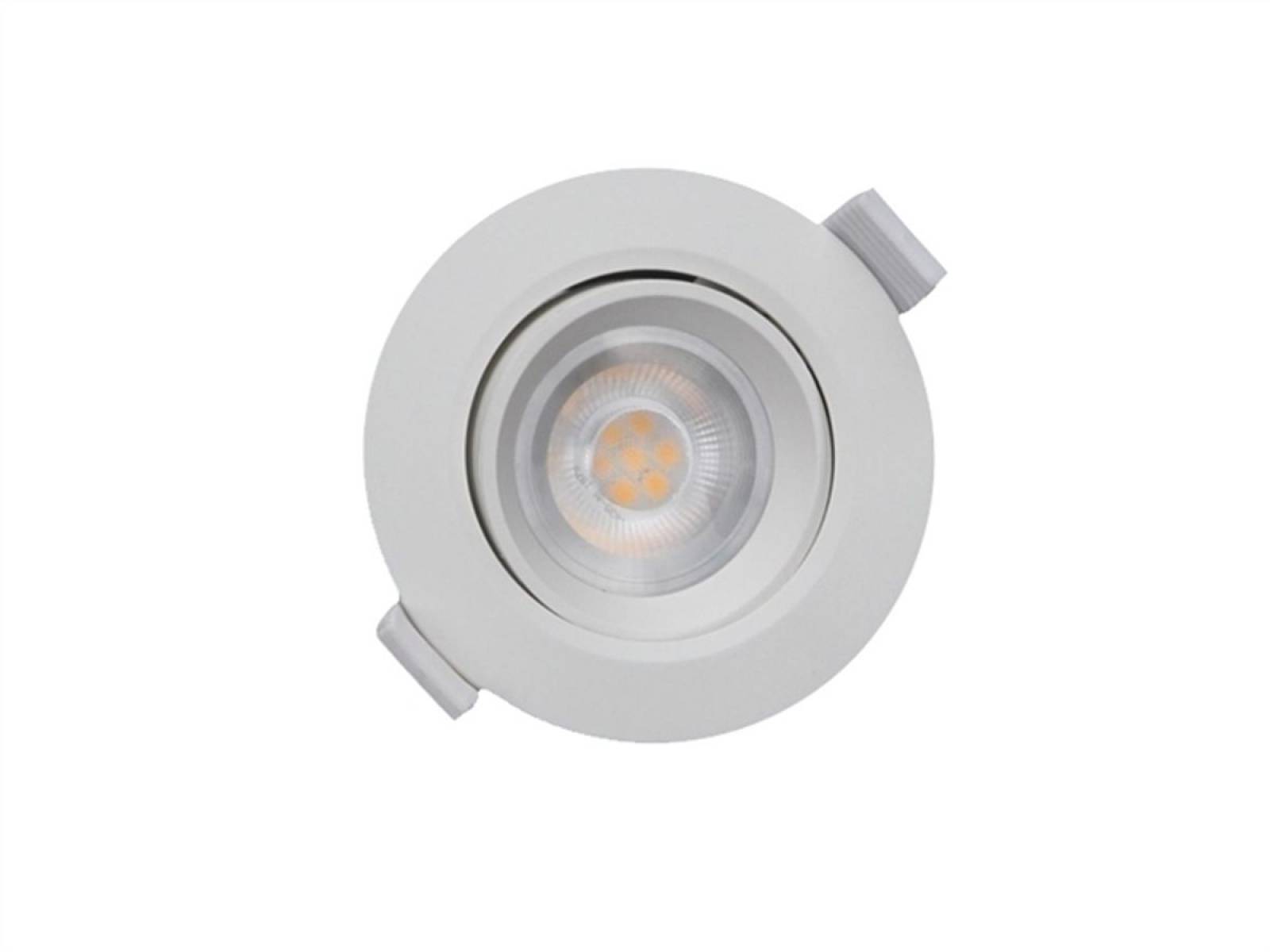 G�nstige LED Deckeneinbauleuchte SMD 68, 4000K neutralwei�, Kunststoff wei� mattiert, inkl. LED Netz
