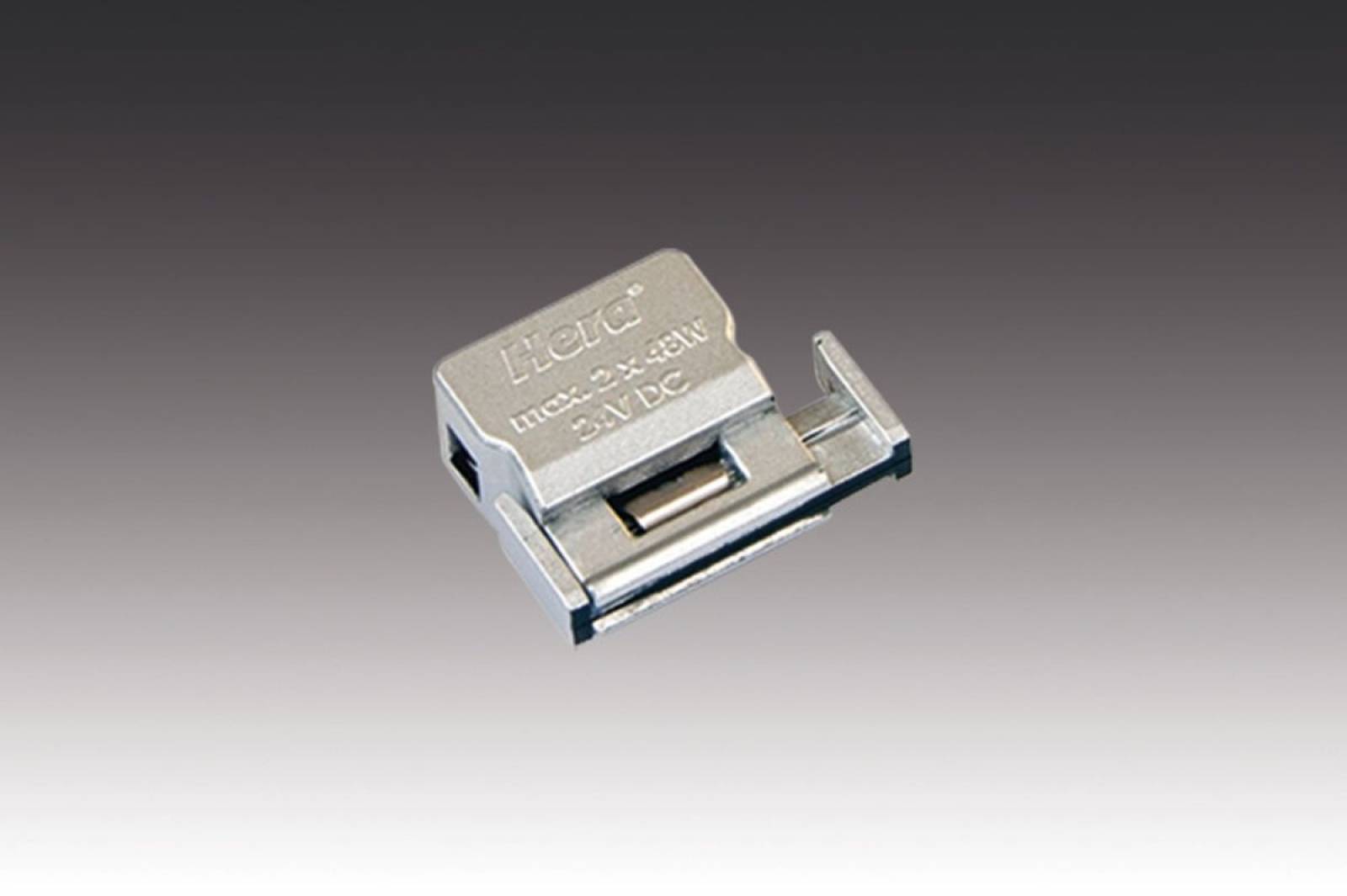 HERA LED Track 24V Track Adapter Alu f�r Niedervolt Stromschiene