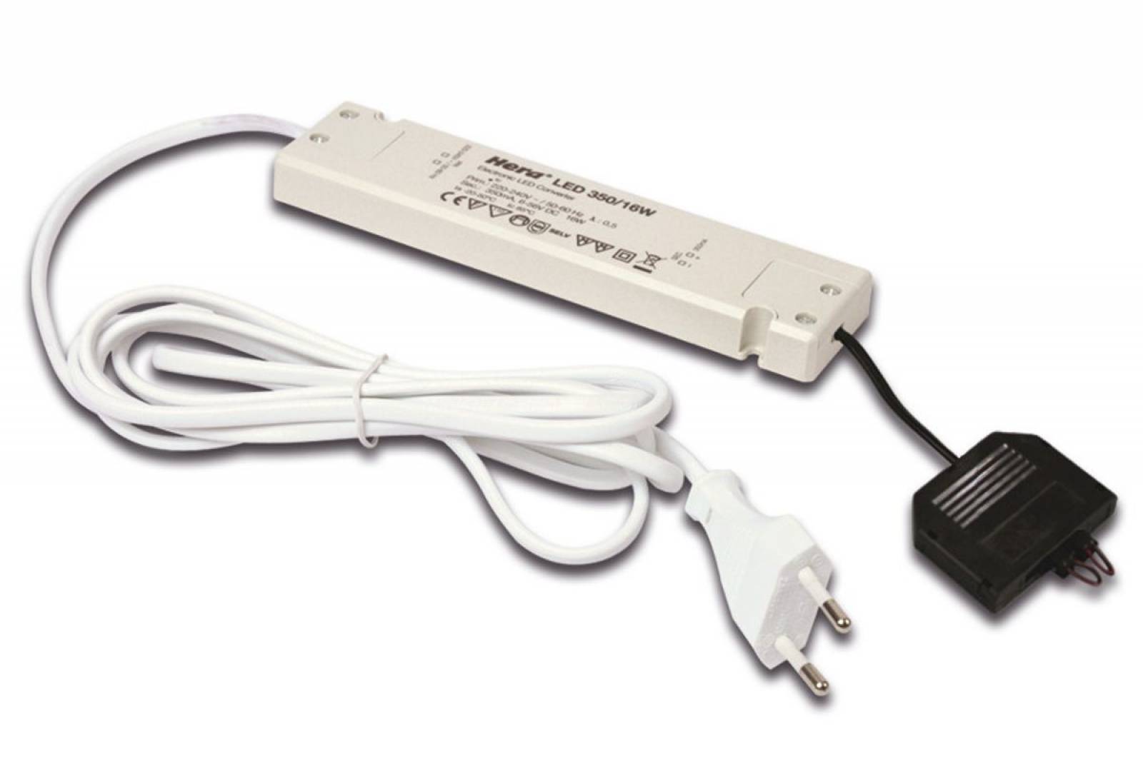 HERA Trafo LED 350mA 16W mit 5-fach Verteiler
