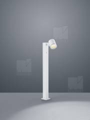 PART Wegleuchte mit Bewegungsmelder 10W, IP55, warmwei�, Alu wei�