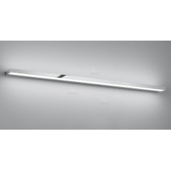 Flache Wandleuchte SLATE 1,2m, chrom, direkt & indirekt, warmwei�