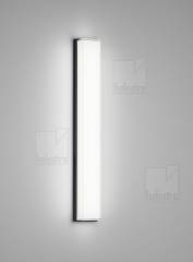COSI LED Wandleuchte Glas, 610mm, schwarz, dimmbar, 2900K