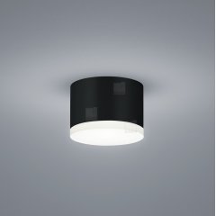 LED Deckenaufbauleuchte PALA 9W dimmbar, schwarz-matt, warmwei�