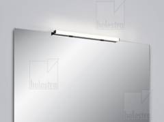 LADO-S schmale LED Spiegel-/Wandleuchte IP44, 60/90/120cm, Acryl, schwarz