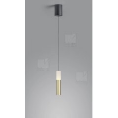 LIDOS LED Pendelleuchte schwarz-gold 11W, 2700K, 10-1800mm h�henverstellbar