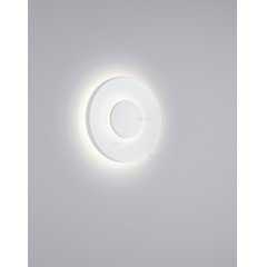 Runde Au�enwandleuchte BUD wei� 13W, 2700K warmwei�