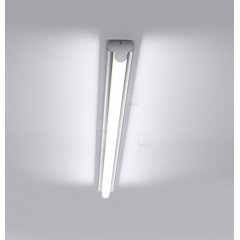 LED Wand-/Deckenleuchte LOOM-2 chrom 900mm, CCT 3000K/4000K