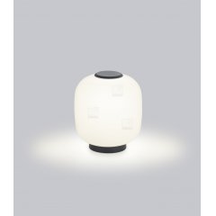 LED Tischleuchte MILO mit Touchdimmer, Opalglas, warmwei�es Licht