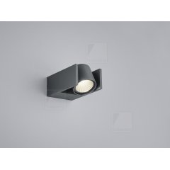 Au�enwandleuchte SILA graphit, schwenkbar IP54 8W dimmbar 2700K