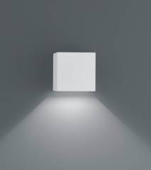 SIRI44 Wandleuchte LED 7W 10x10cm IP54 3000K, verstellbarer Lichtaustritt