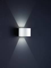 SIRI44-R Wandleuchte LED 7W IP54 warmwei�, verstellbarer Lichtaustritt, wei�