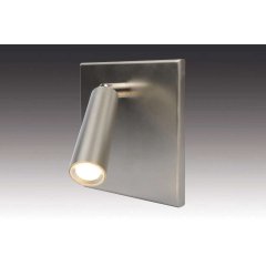 LED Leseleuchte Ein-/Anbau 3W dreh-schwenkbar, edelstahloptik