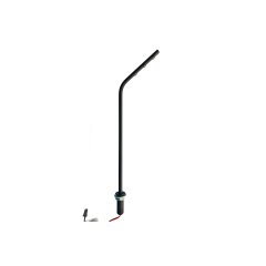 LED Vitrinenleuchte Tiny Tube Curved schwarz, 3x1,1W dimmbar, 4000K, CRI92