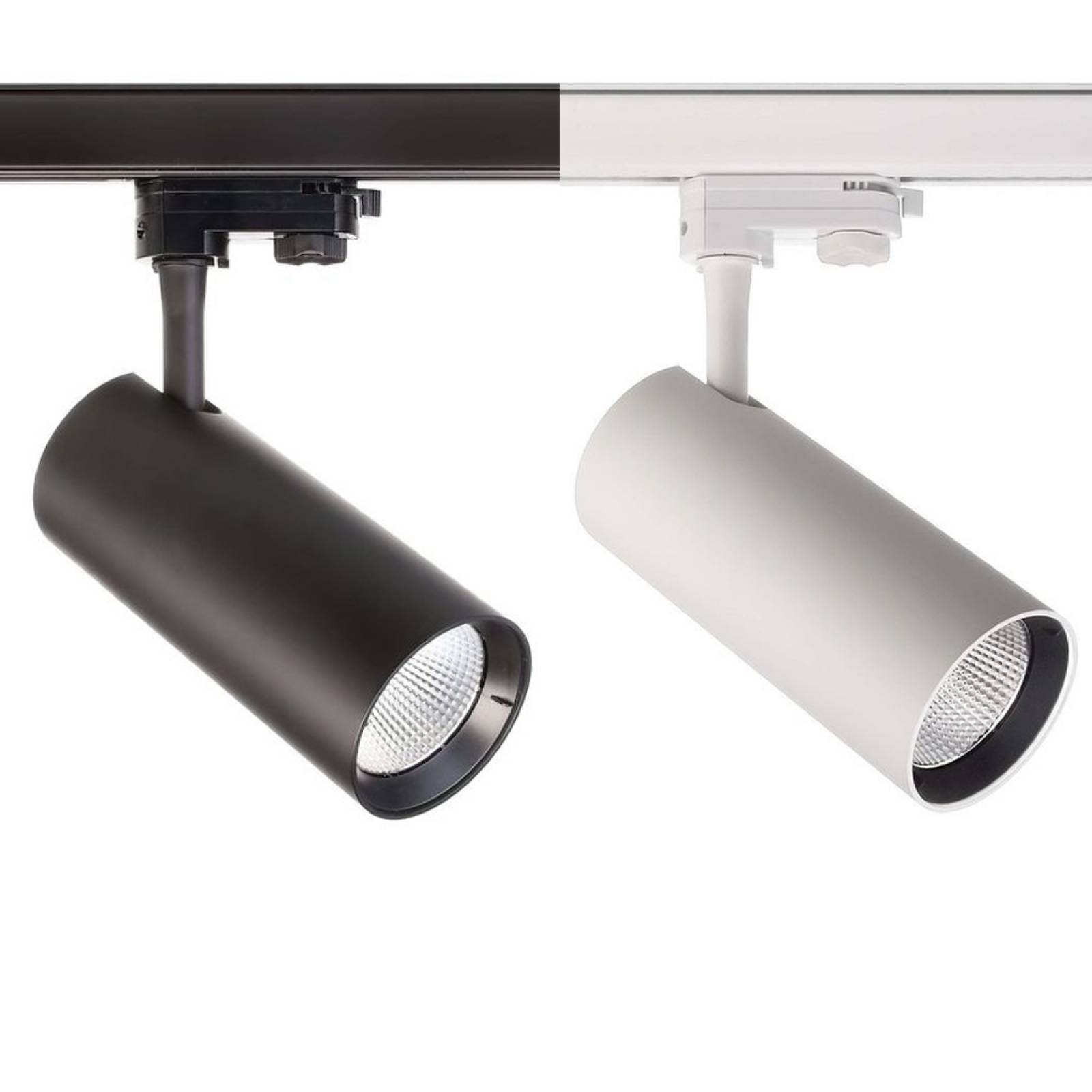 Horus 3-Phasen-Schienenstrahler 230V, 40�, 20W, 1700lm, CRI/Ra:80, wei� oder schwarz