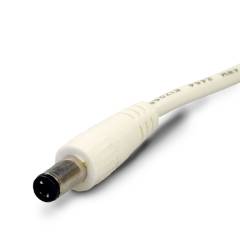 Anschlussleitung mit Rundstecker MALE 1,5m wei�