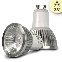 ISOLED LED Leuchtmittel GU10 5,5W COB, warmwei�, dimmbar, 38�, , 2700K, 330lm, CRI:83