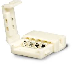 ISOLED C1-410 LED Stripe Clip Verbinder 4 polig, wei� f�r Breite 10mm