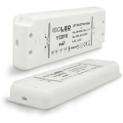 ISOLED LED Trafo 12V/DC, 0-30W, ultraflach wei�