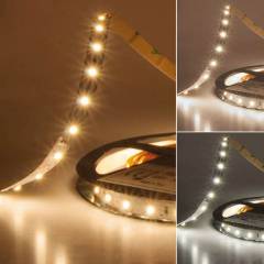 ISOLED LED Stripe 12V SIL IP20 4,8W, einfarbig, 5m, 60 LED/m