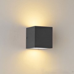 Au�enwandleuchte Up&Down mit Fassung 2x GX53, IP44, Leuchtmittel austauschbar \(exkl.\)