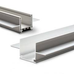 ISOLED Installationskanal f�r Einbauprofile WING, L: 2000mm f�r 12,5mm Rigips-Platten