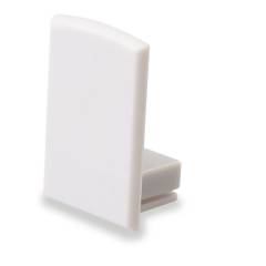 ISOLED Endkappe EC16 f�r SURF12 RAIL inkl. COVER4, ohne Kabelausgang, PVC, grauwei�