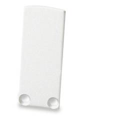 ISOLED Endkappe EC18 f�r SURF12 RAIL inkl. COVER4 mit Tunnel, Alu eloxiert