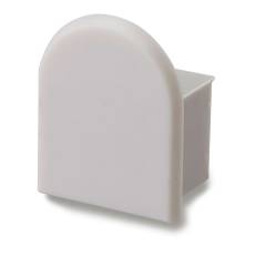 ISOLED Endkappe EC19 f�r SURF12 RAIL inkl. COVER5, ohne Kabelausgang, PVC, grauwei�