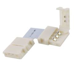 ISOLED C1-310 LED Stripe Clip-ECK-Verbinder 3-polig, wei� f�r Breite 10mm