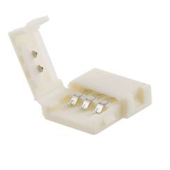 ISOLED C1-310 LED Stripe Clip-Verbinder 3-polig, wei� f�r Breite 10mm