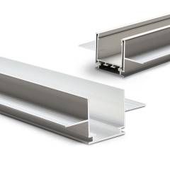 ISOLED Installationskanal f�r Einbauprofile WING, L: 2000mm f�r 15mm Rigips-Platten