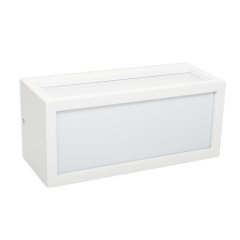 Au�enwandleuchte BOX-II mit Fassung 1xE27, IP54, wei�, ohne Leuchtmittel \(austauschbar\)