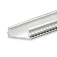 ISOLED LED-Aufbauprofil SURF12 BORDERLESS FLAT Aluminium eloxiert, 200cm, f�r max. 12mm LED-Streifen