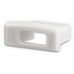 ISOLED Endkappe f Profil SURF12 BORDERLESS FLAT in Verb. mit COVER3, mit Kabeldurchf.