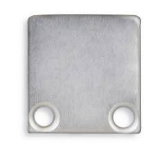ISOLED Endkappe Aluminium f Profil SURF12 FLAT in Verb. m Tunnel, 2STK, inkl. Schrauben