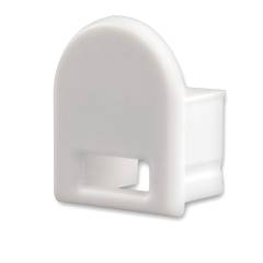 ISOLED Endkappe EC14 f�r SURF12 BORDERLESS mit COVER5, mit Kabeldurchf�hrung, 1 STK