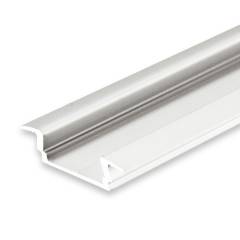 ISOLED LED-Einbauprofil DIVE12 FLAT Aluminium eloxiert, 200cm, F�r max. 12mm LED-Streifen