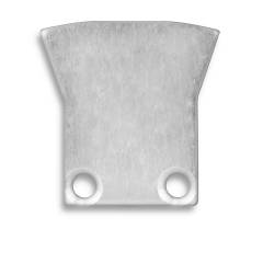 ISOLED Endkappe EC9 Aluminium f�rDIVE12 mit Tunnel, 2 STK, inkl. Schrauben