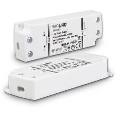 LED Trafo 12V/DC, 0-15W, ultraflach