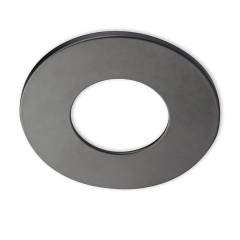 Cover Aluminium rund schwarz matt f�r Einbaustrahler Sys-68