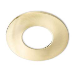 Cover Aluminium gold geb�rstet f�r Einbaustrahler Sys-68
