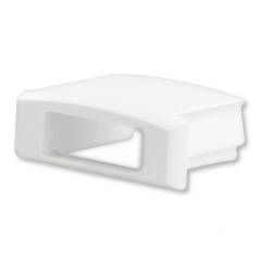 ISOLED Endkappe EC2W wei� f�r SURF12 FLAT mit Kabeldurchf�hrung, 1 STK